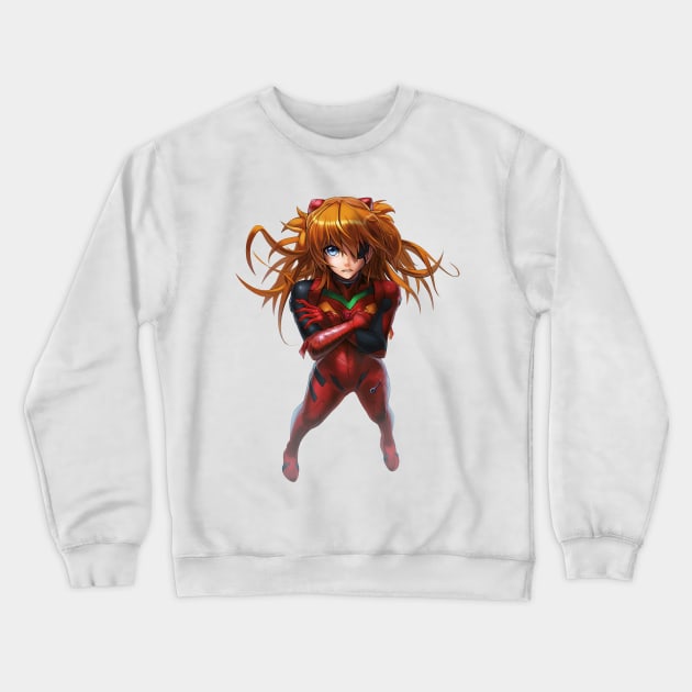 Asuka Langley Crewneck Sweatshirt by hybridmink